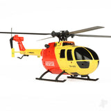 Twister BO-105 Scale 250 Flybarless Helicopter with 6 Axis Stabilisation and Altitude Hold (Yellow/Red)