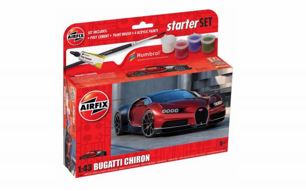 Airfix 1/43 Starter Set -Bugatti Chiron