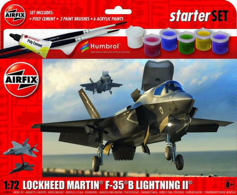 Airfix 1/72 Starter Set - Lockheed Martin F- 35B Lightning II