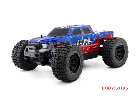 HSP Octane PRO 1/10 2.4 GHz Brushless Monster Truck, Blue ARTR (Battery & Charger Required)