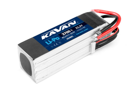 KAVAN Li-Po 3700mAh/22.2V 40/80C