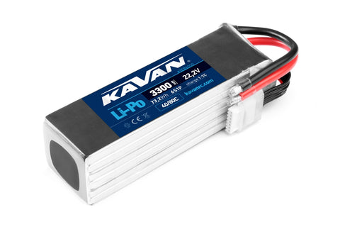 KAVAN Li-Po 3300mAh/22.2V 40/80C