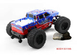 HSP Octane PRO 1/10 2.4 GHz Brushless Monster Truck, Blue ARTR (Battery & Charger Required)