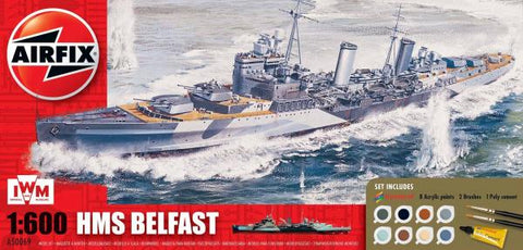 Airfix 1/600 HMS Belfast Gift Set