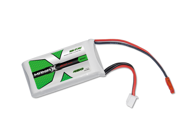 ManiaX 2S 450mAh 30C 7.4V Lipo Battery