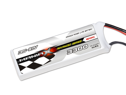 ManiaX 3S 3300mAh 60C 11.1V Lipo Battery
