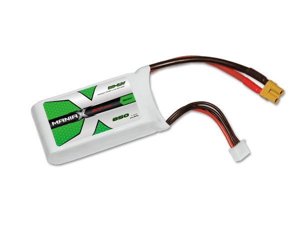 ManiaX 3S 850mAh 30C 11.1V Lipo Battery Eco