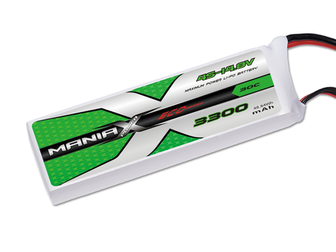 ManiaX 4S 3300mAh 30C 14.8V Lipo Battery Eco