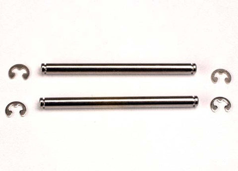 Traxxas 2640 Suspension pins, 44mm (2) w/ E-clips