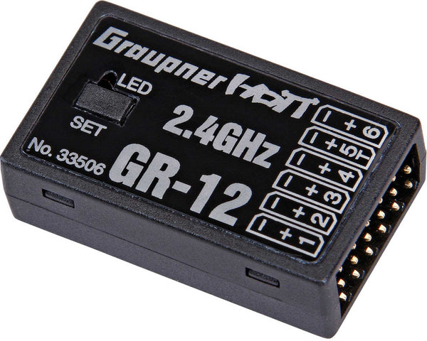 Graupner GR-12 6 Channel 2.4GHz HoTT Receiver ( USED )