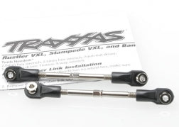 Traxxas 3745 Turnbuckles, toe link, 59mm (78mm center to center) (2) (assembled with rod ends and hollow balls)