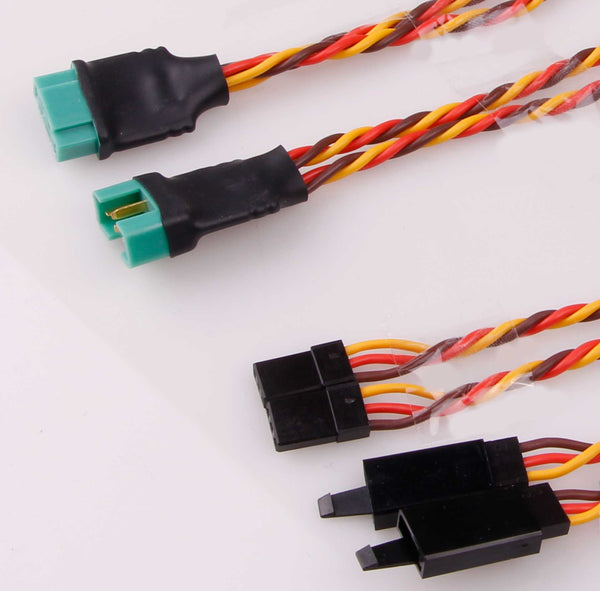 Robbe Cable Set For 2 Servos with 6 Pin MPX Connections