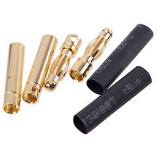 2mm Gold Connector Bullet Set