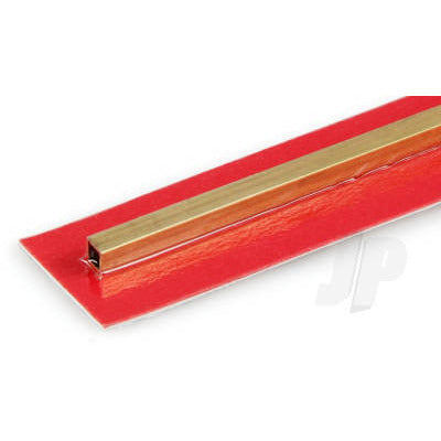 8151 1/8 x .014 Square Brass Tube (1) - Model Heli Services