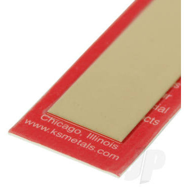 8238 .025 x 3/4 Brass Strip (1) - Model Heli Services