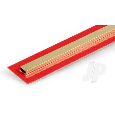 8268 3/16 x 3/8 x .014 Rectangle Brass Tube (1) - Model Heli Services
