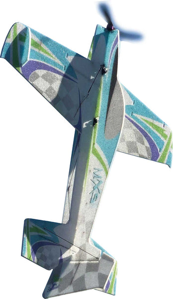 JTA Innovations MXS Green / Blue 33" EPP 3D Aerobatic Model