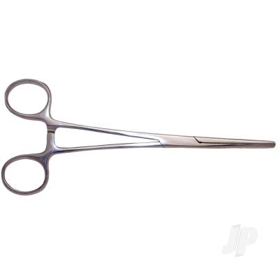 Excel 7.5in 7.5in Straight Nose Stainless Steel Hemostats