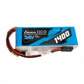 Gens ace 1400mAh 7.4V 2S1P Lipo Battery Pack with JR-plug