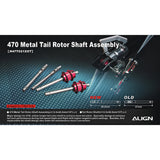 H47T021XXW  470L Metal Tail Rotor Shaft Assembly