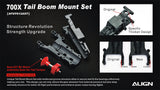 H70T013XXW 700X Tail Boom Mount Set Model Heli Services
