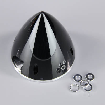 82mm Metal Back Spinner Black