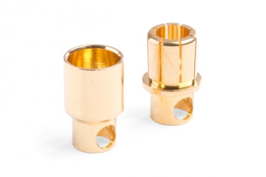 8mm Gold Bullet Connectors