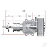 Stinger 20cc Rear Exhaust Petrol Engine