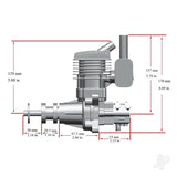 Stinger 35cc Rear Exhaust Petrol Engine