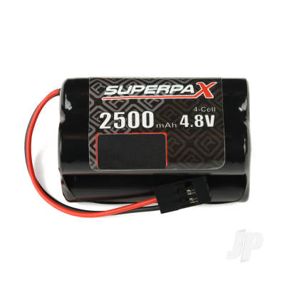 Radient NiMH 4.8V 2500mAh AA Square, Rx, JR