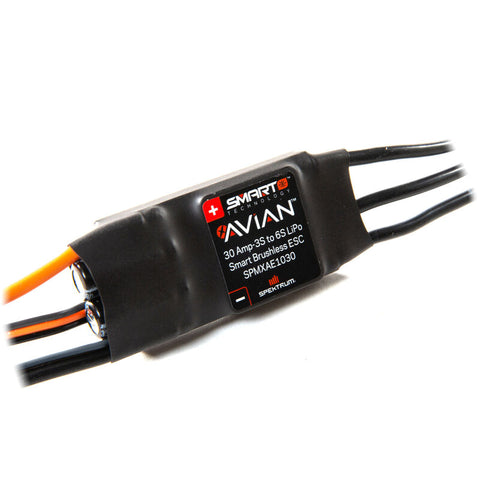 Spektrum Avian 30 Amp Brushless Smart ESC, 3S-6S