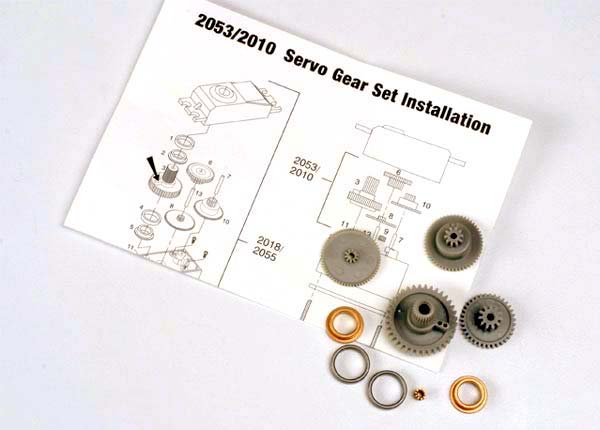 Traxxas Servo gears (for 2055, 2056 servos) 2053
