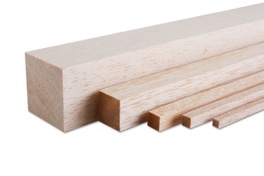 6mm x 6mm x 1000mm Strip Balsa