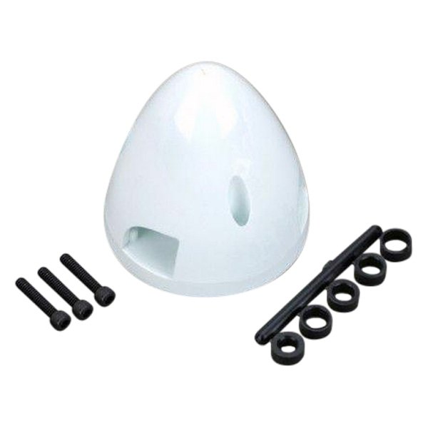 Dubro 2-1/2in Three Blade Spinner White