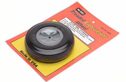 Dubro 4" Round & Smooth Wheel