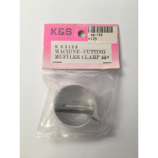 K&S KS0159 Machine Cutting Muffler clamp 40deg