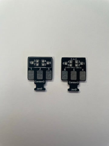 PCB for 6 Pin Servo Connectors 90 Degree