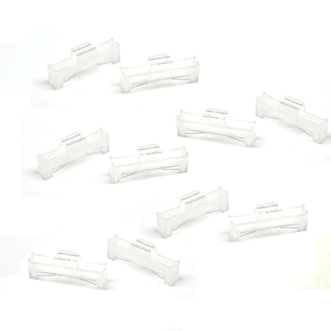 Servo Lead Safety Clips Clear (Pk10)