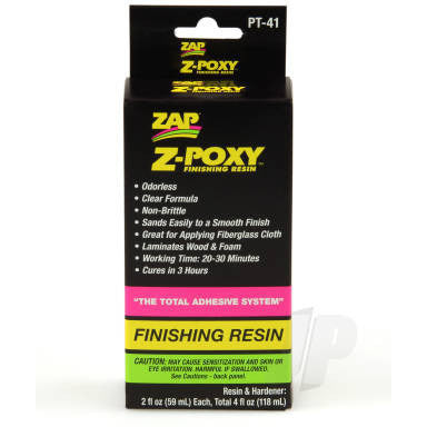 Zap PT41 Z-Poxy Finishing Resin 4oz Epoxy Glue