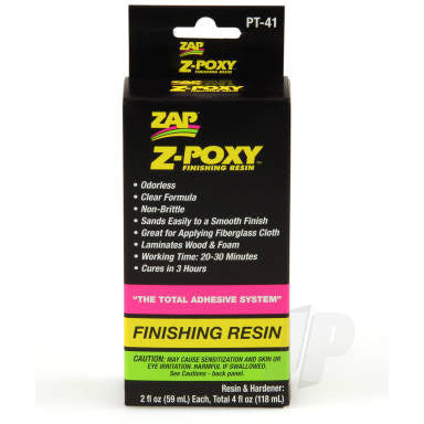 Zap PT41 Z-Poxy Finishing Resin 4oz Epoxy Glue
